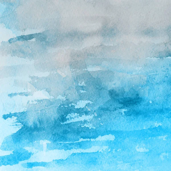 sulu boya boyama doku ile mavi arka plan