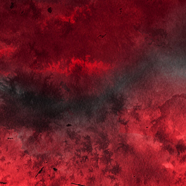 Red watercolor paint texture, abstract background