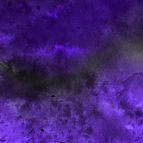 Violett Akvarell Färg Konsistens Abstrakt Bakgrund — Stockfoto