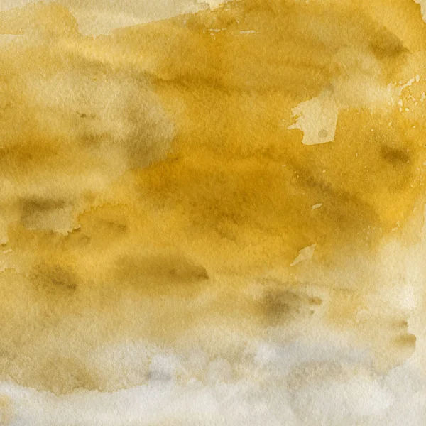 Fundo Abstrato Amarelo Com Textura Tinta Aquarela — Fotografia de Stock