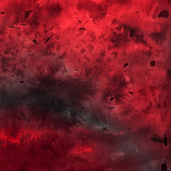 Текстура Красной Акварельной Краски Абстрактный Фон — стоковое фото
