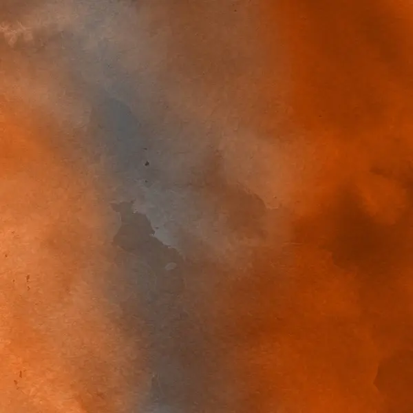 Orange Aquarellfarbe Textur Abstrakter Hintergrund — Stockfoto