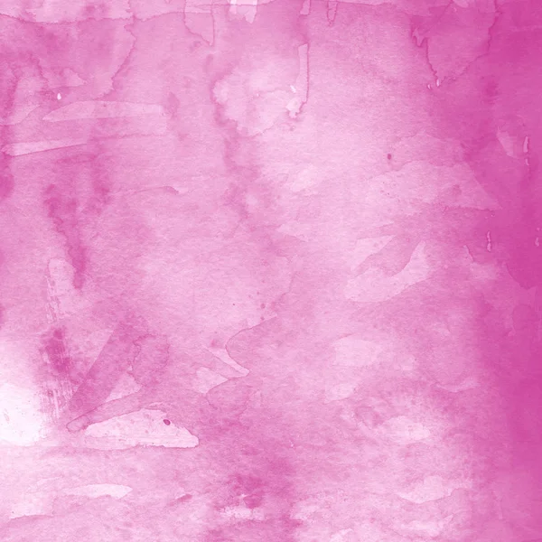 Roze Aquarel Verf Textuur Abstracte Achtergrond — Stockfoto