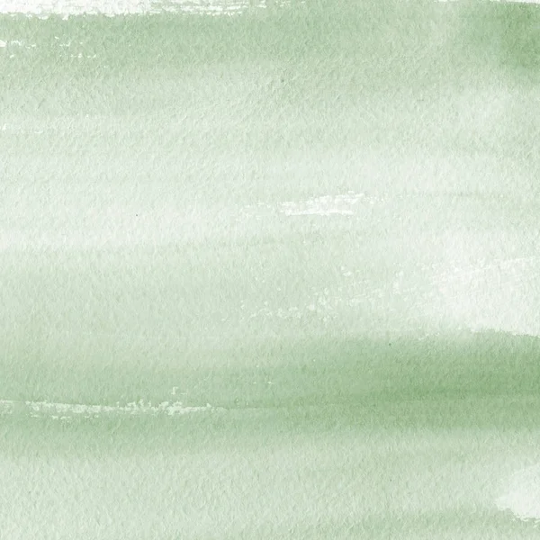 Sfondo Astratto Verde Con Texture Vernice Acquerello — Foto Stock