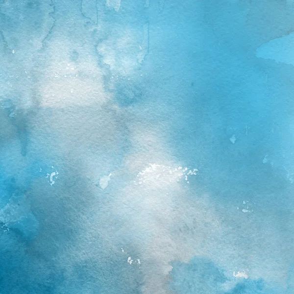 sulu boya boyama doku ile mavi arka plan