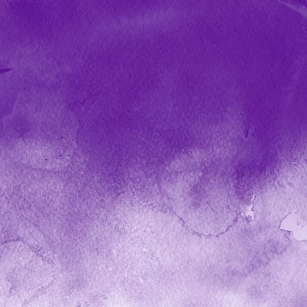 Peinture Aquarelle Violette Texture Fond Abstrait — Photo