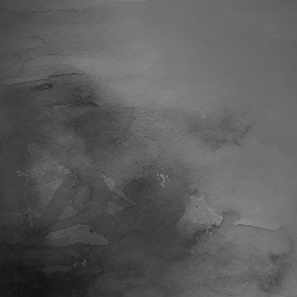 Czarne Tło Akwarela Tekstury — Zdjęcie stockowe