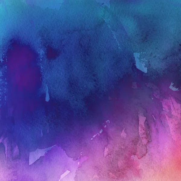 Multicolor Abstracte Achtergrond Met Aquarel Verf Textuur — Stockfoto