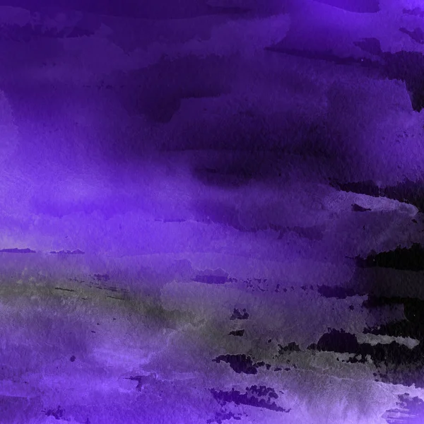 Violet Aquarel Verf Textuur Abstracte Achtergrond — Stockfoto