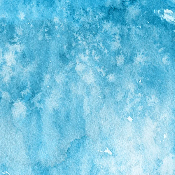 sulu boya boyama doku ile mavi arka plan