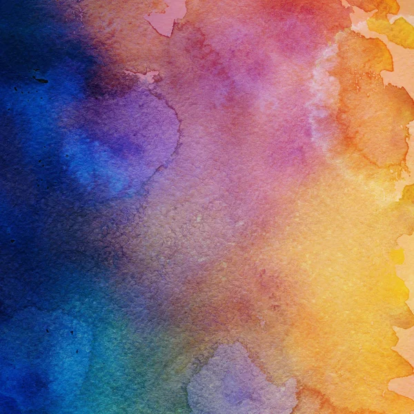 Разноцветный Абстрактный Фон Текстурой Акварельной Краски — стоковое фото