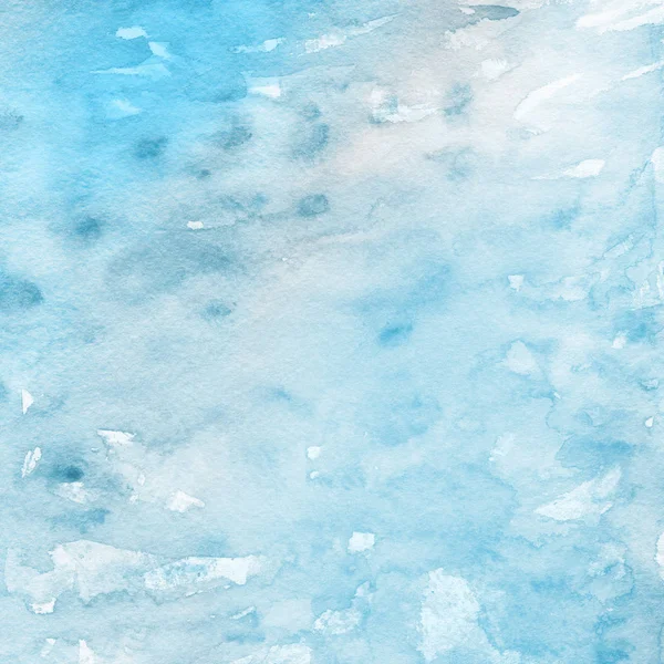 sulu boya boyama doku ile mavi arka plan