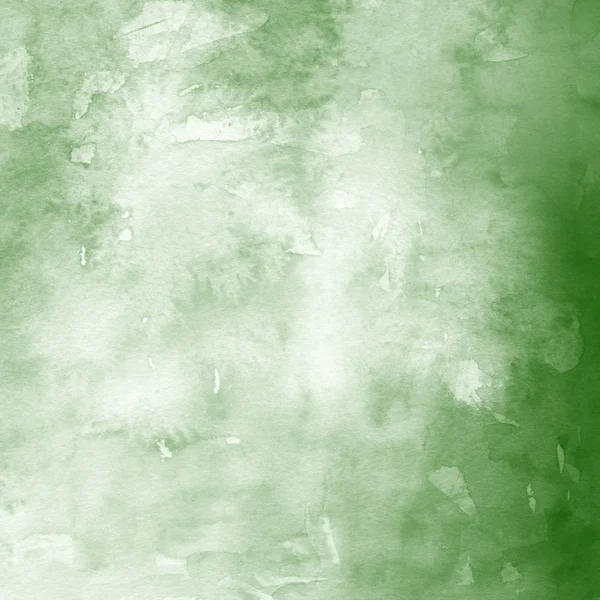 Green Abstract Background Watercolor Paint Texture Stock Photo