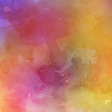 sulu boya boyama doku ile çok renkli arka plan