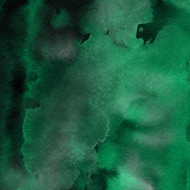 suluboya desenli yeşil soyut arkaplan