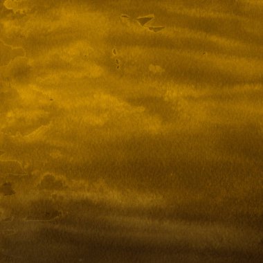 sulu boya boyama doku ile koyu sarı arka plan