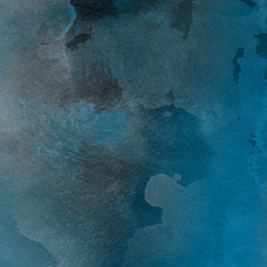 sulu boya boyama doku ile mavi arka plan