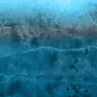 sulu boya boyama doku ile mavi arka plan