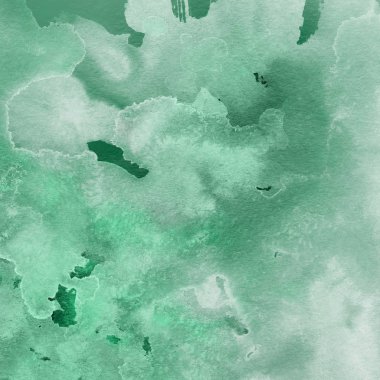 suluboya desenli yeşil soyut arkaplan