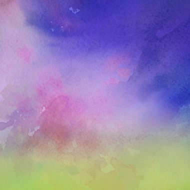 sulu boya boyama doku ile çok renkli arka plan