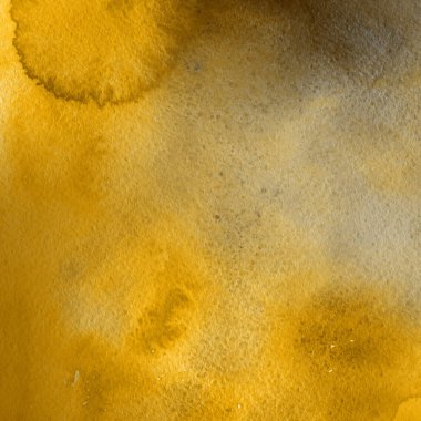 sulu boya boyama doku ile sarı arka plan