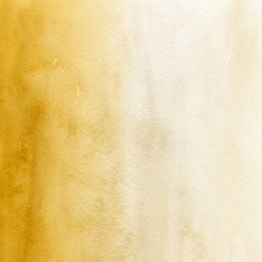 sulu boya boyama doku ile koyu sarı arka plan