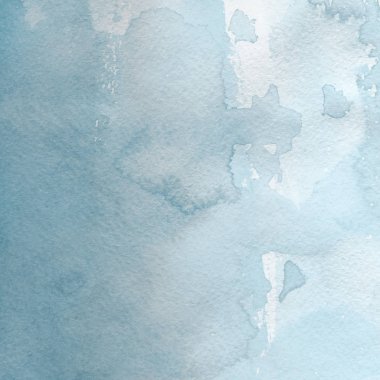 sulu boya boyama doku ile mavi arka plan