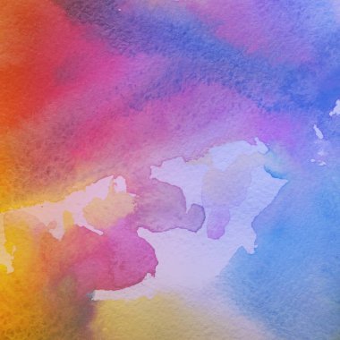 sulu boya boyama doku ile çok renkli arka plan