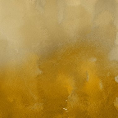 sulu boya boyama doku ile koyu sarı arka plan