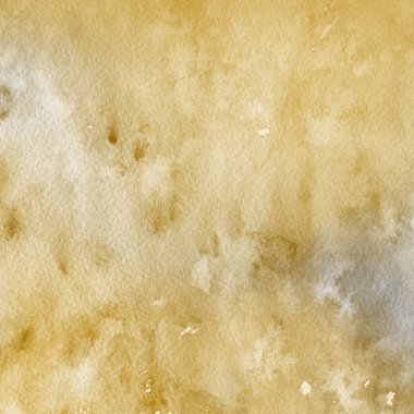 sulu boya boyama doku ile koyu sarı arka plan