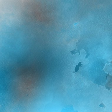 sulu boya boyama doku ile mavi arka plan