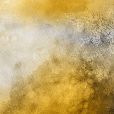 sulu boya boyama doku ile sarı arka plan