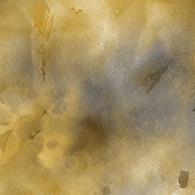 sulu boya boyama doku ile koyu sarı arka plan