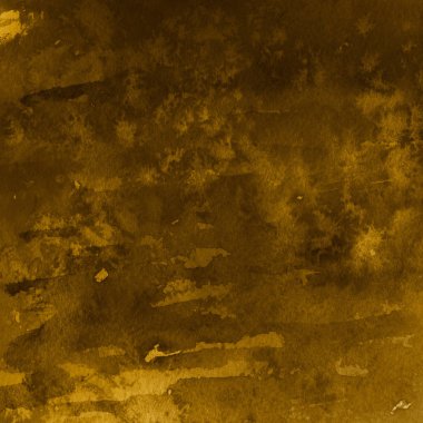 sulu boya boyama doku ile sarı arka plan