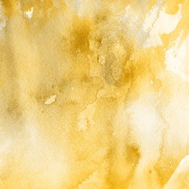 sulu boya boyama doku ile sarı arka plan