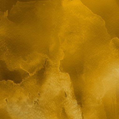 sulu boya boyama doku ile koyu sarı arka plan