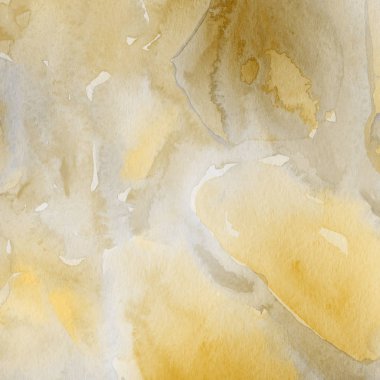 sulu boya boyama doku ile sarı arka plan