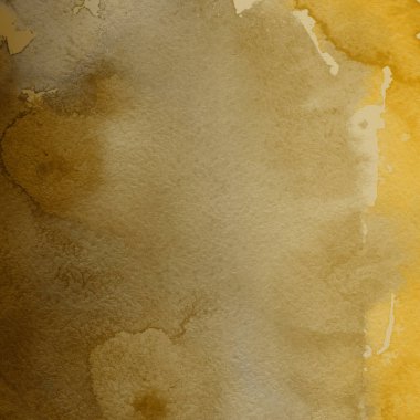 sulu boya boyama doku ile sarı arka plan