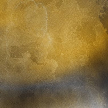 sulu boya boyama doku ile koyu sarı arka plan