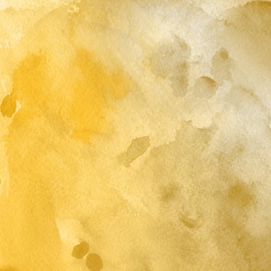 sulu boya boyama doku ile sarı arka plan