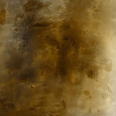 sulu boya boyama doku ile koyu sarı arka plan