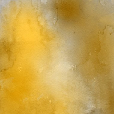 sulu boya boyama doku ile koyu sarı arka plan