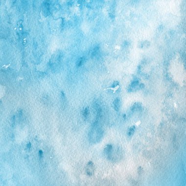 sulu boya boyama doku ile mavi arka plan