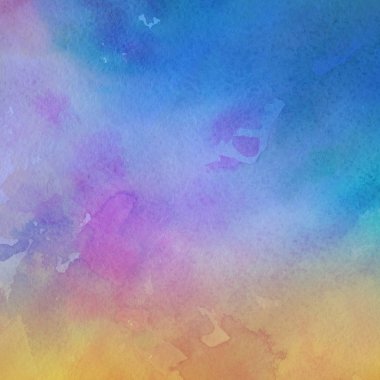 sulu boya boyama doku ile çok renkli arka plan