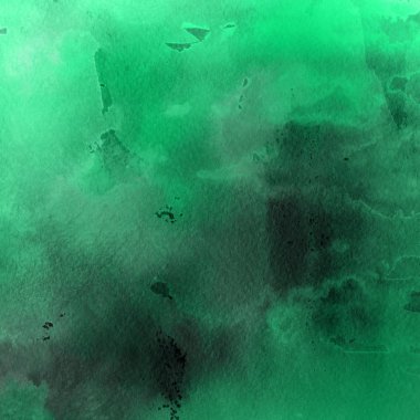 suluboya desenli yeşil soyut arkaplan