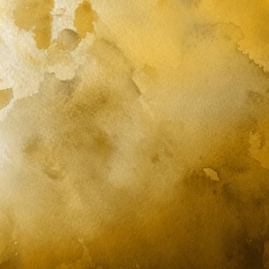 sulu boya boyama doku ile sarı arka plan