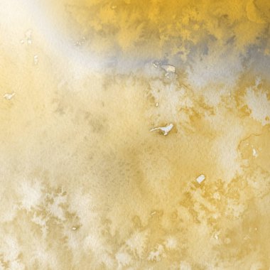 sulu boya boyama doku ile koyu sarı arka plan