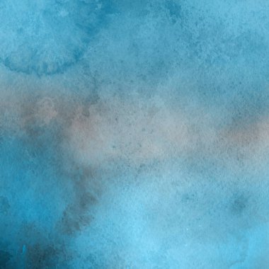 sulu boya boyama doku ile mavi arka plan