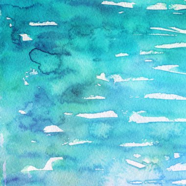 sulu boya boyama doku ile çok renkli arka plan