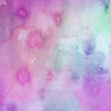 sulu boya boyama doku ile çok renkli arka plan